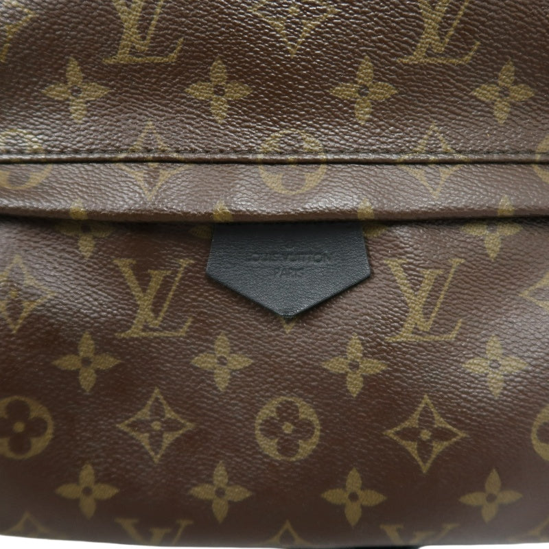LOUIS VUITTON Monogram Palm Springs Pvc Backpack Brown Gold Hardware