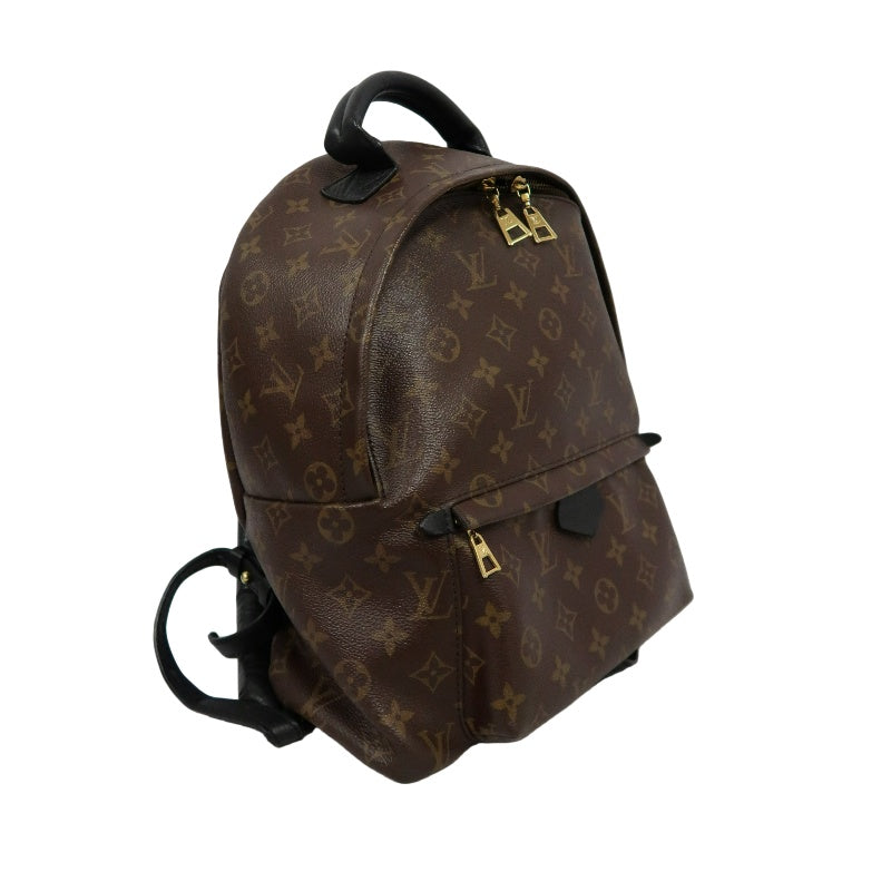 LOUIS VUITTON Monogram Palm Springs Pvc Backpack Brown Gold Hardware