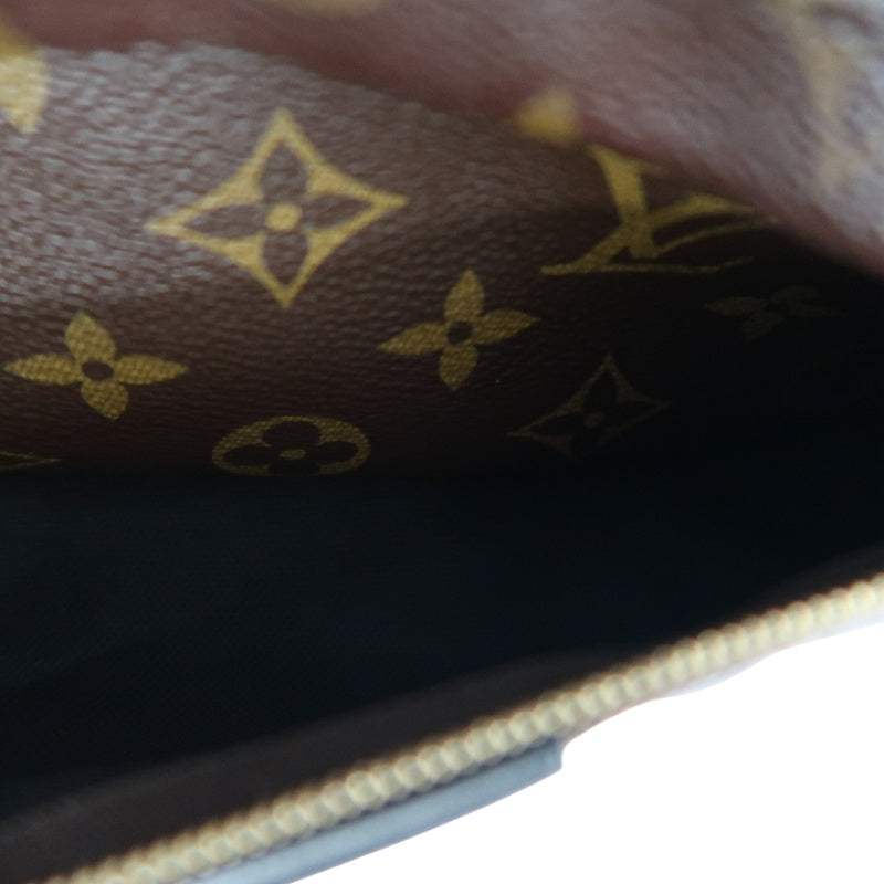 LOUIS VUITTON Monogram Palm Springs Pvc Backpack Brown Gold Hardware