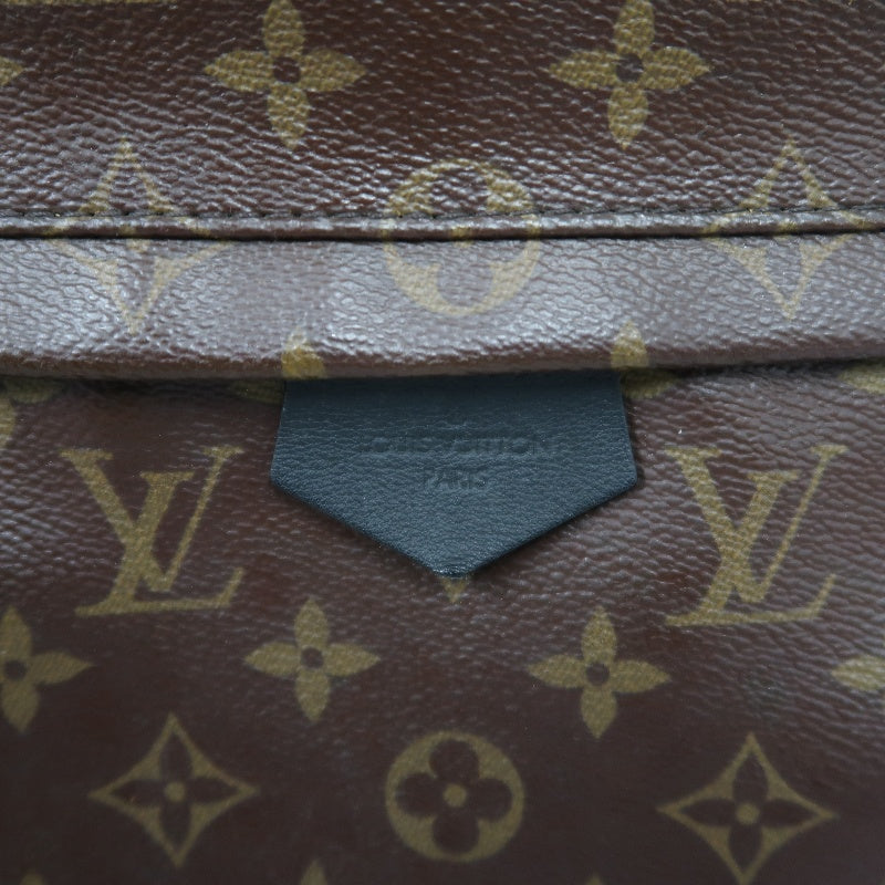 LOUIS VUITTON Monogram Palm Springs Pvc Backpack Brown Gold Hardware