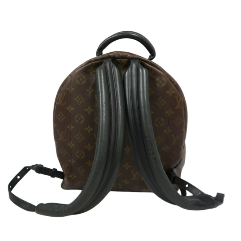 LOUIS VUITTON Monogram Palm Springs Pvc Backpack Brown Gold Hardware
