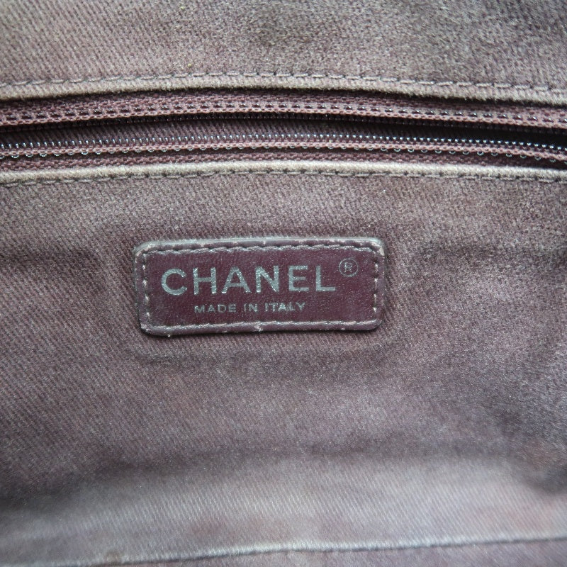 CHANEL Matelasse Lambskin Shoulder Bag Black Gold Hardware