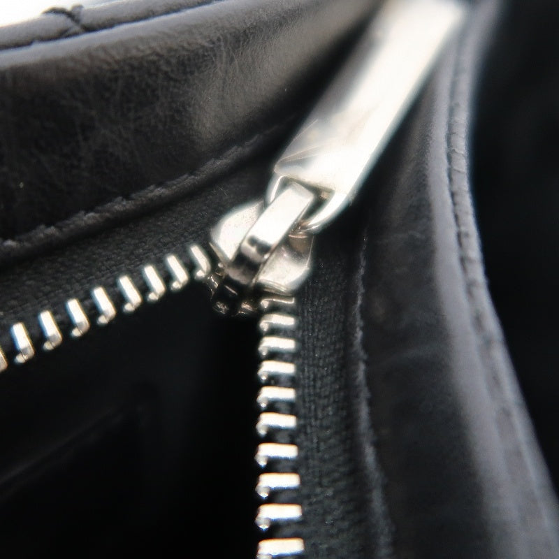 CHANEL Matelasse Lambskin Shoulder Bag Black