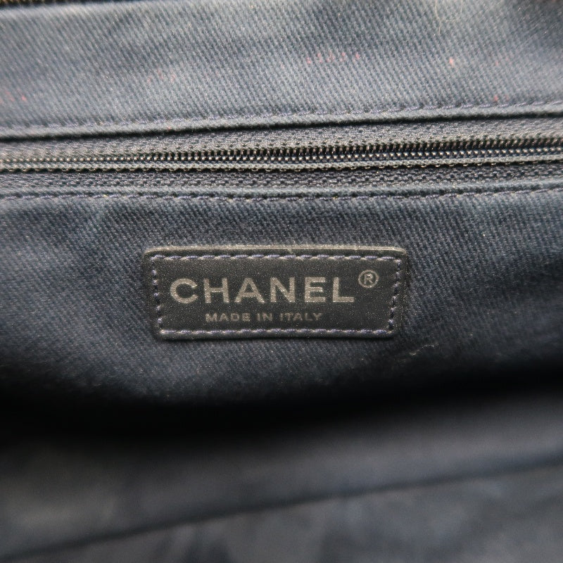 CHANEL Classic Flap CF Goatskin Leather Shoulder Bag Black Gold-Tone Hardware