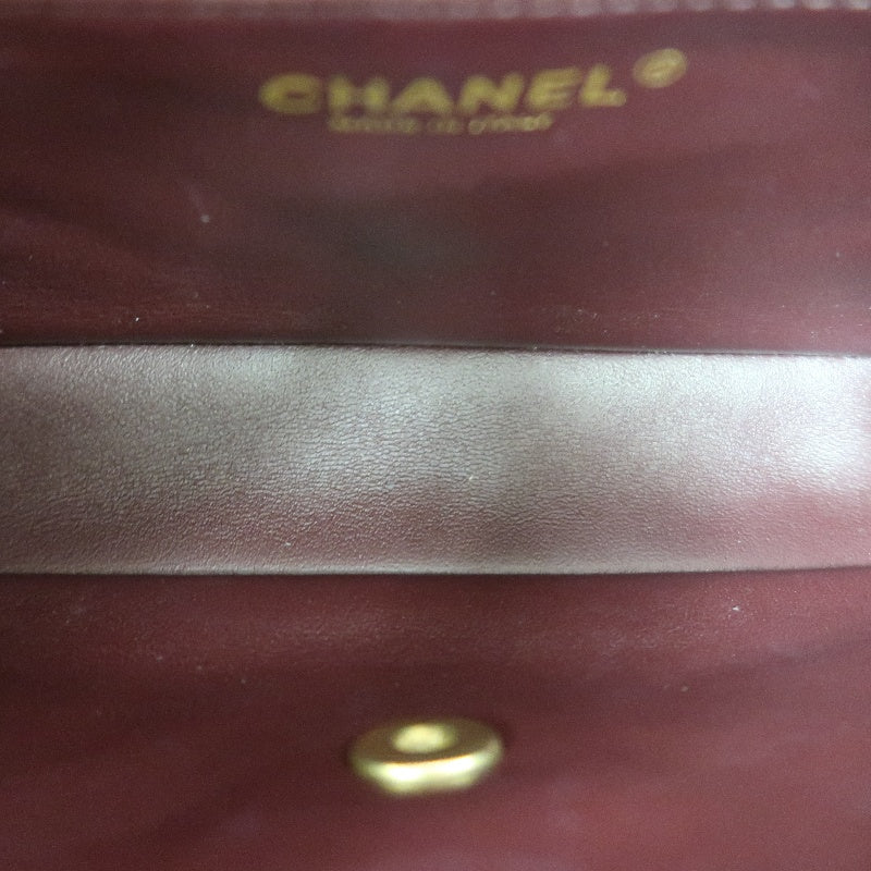 CHANEL Matelasse Lambskin Shoulder Bag Pink Gold-Tone Hardware Paris Limited Edition