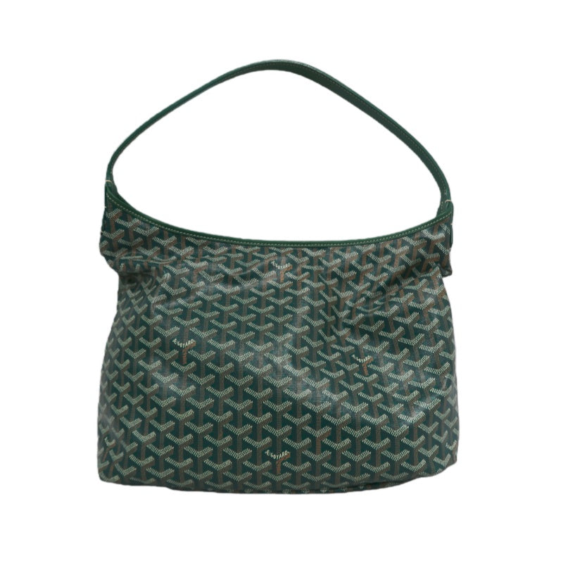 GOYARD Poème Hobo Shoulder Bag Green PVC