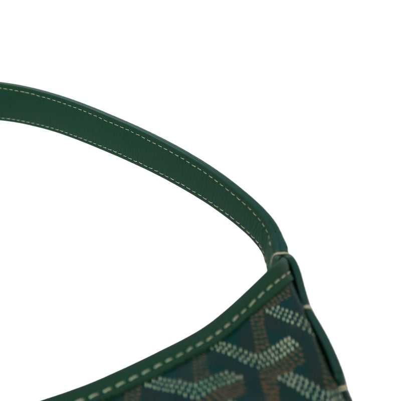 GOYARD Poème Hobo Shoulder Bag Green PVC