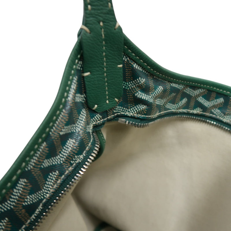 GOYARD Poème Hobo Shoulder Bag Green PVC