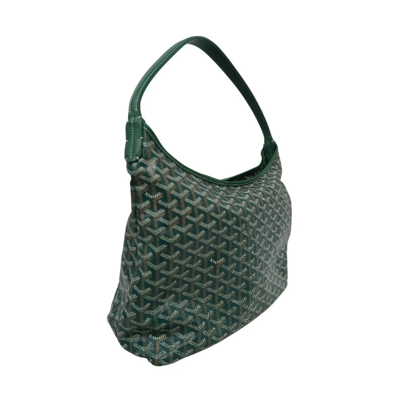 GOYARD Poème Hobo Shoulder Bag Green PVC
