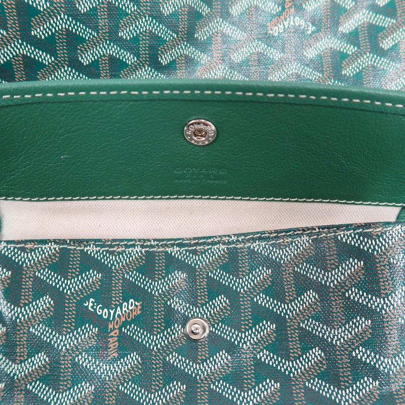 GOYARD Poème Hobo Shoulder Bag Green PVC