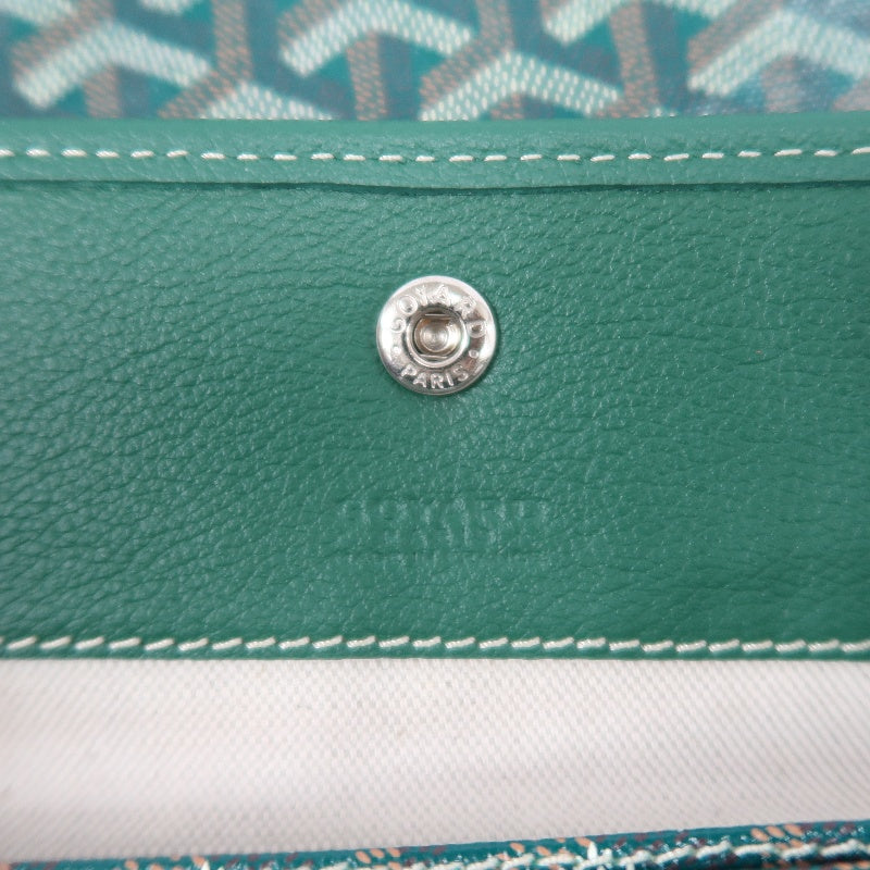 GOYARD Poème Hobo Shoulder Bag Green PVC