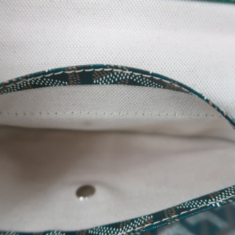 GOYARD Poème Hobo Shoulder Bag Green PVC