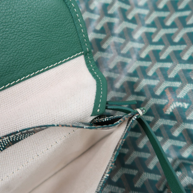 GOYARD Poème Hobo Shoulder Bag Green PVC