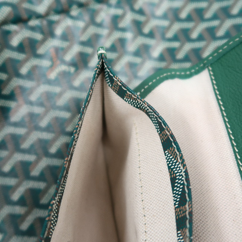 GOYARD Poème Hobo Shoulder Bag Green PVC