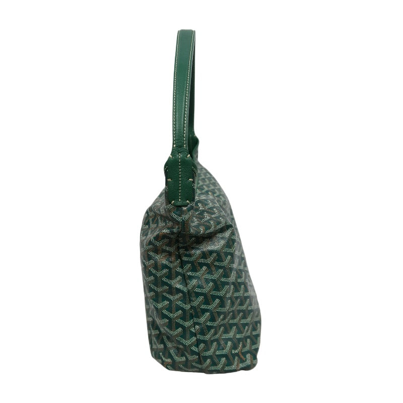 GOYARD Poème Hobo Shoulder Bag Green PVC