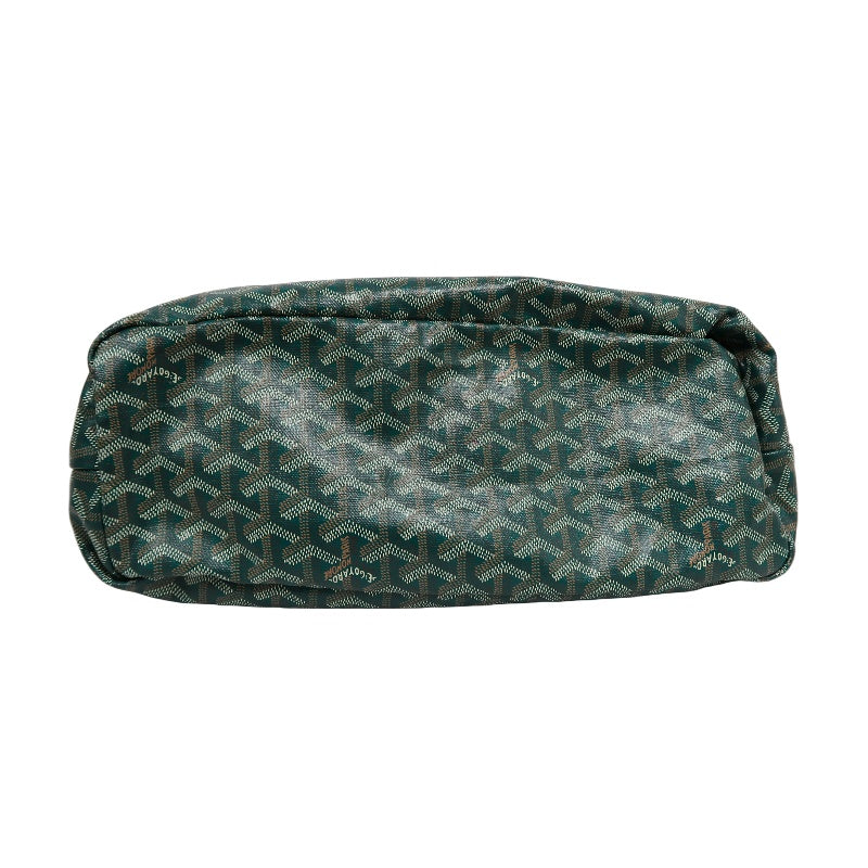 GOYARD Poème Hobo Shoulder Bag Green PVC