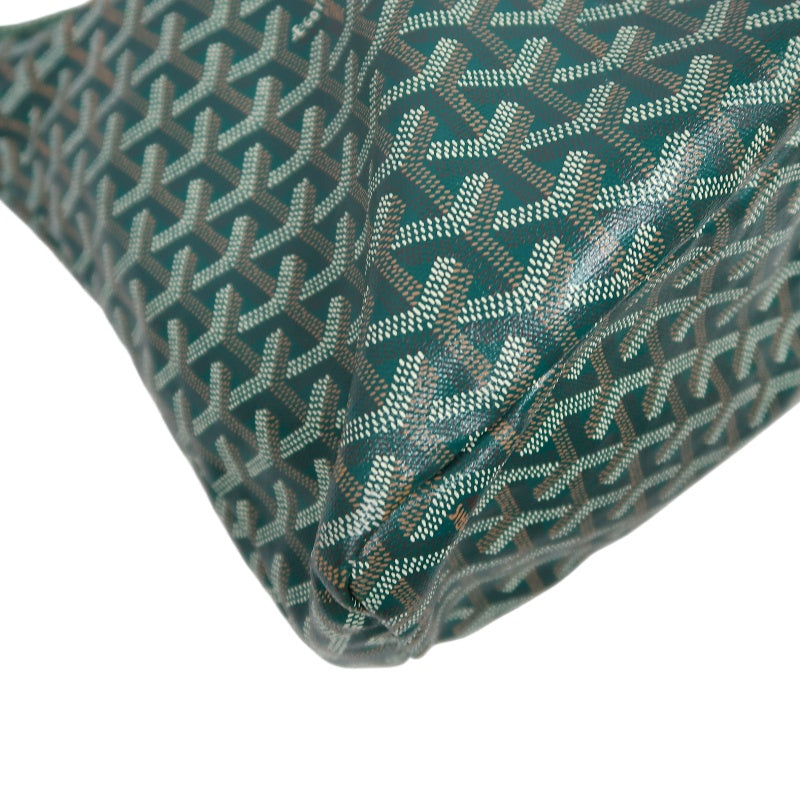 GOYARD Poème Hobo Shoulder Bag Green PVC