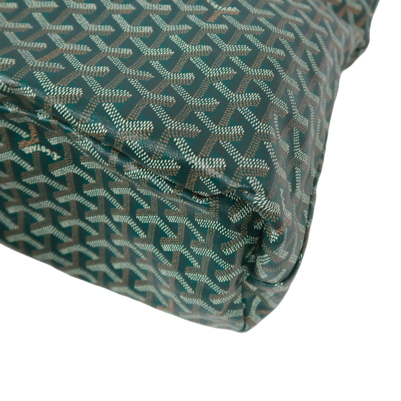 GOYARD Poème Hobo Shoulder Bag Green PVC