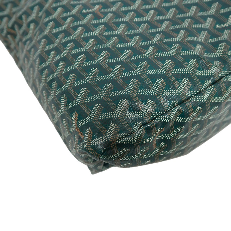GOYARD Poème Hobo Shoulder Bag Green PVC