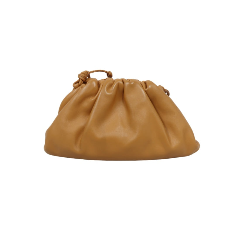 BOTTEGA VENETA Pouch Leather Handbag Orange