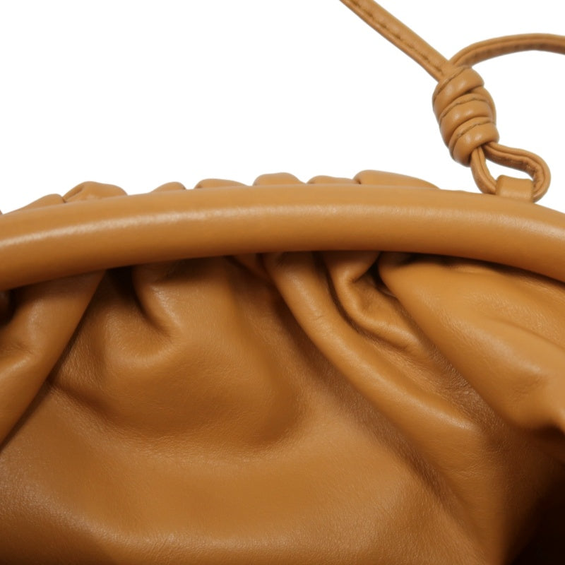 BOTTEGA VENETA Pouch Leather Handbag Orange