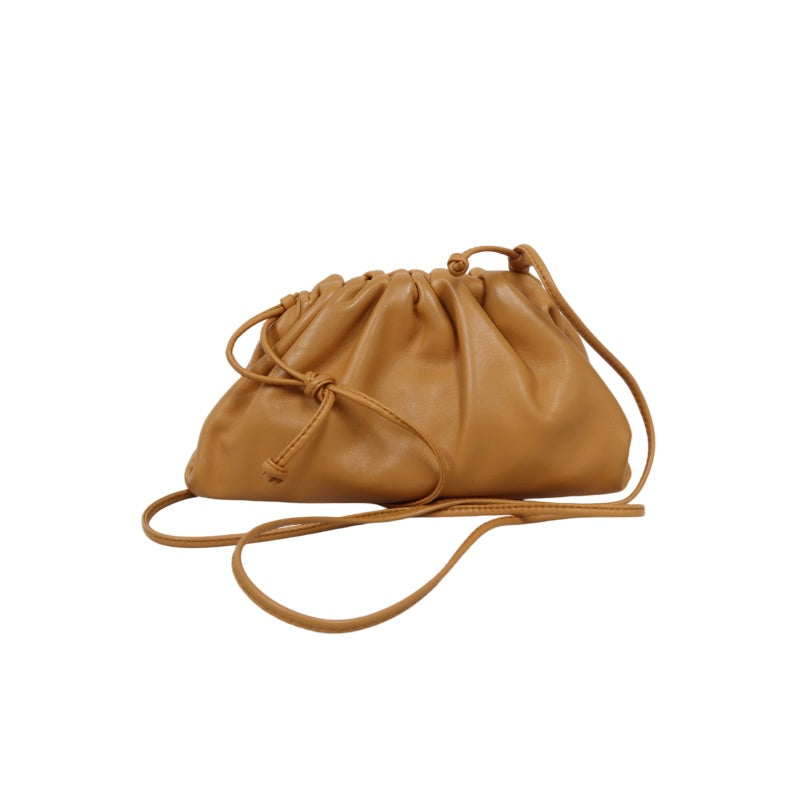 BOTTEGA VENETA Pouch Leather Handbag Orange