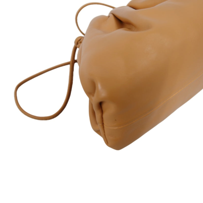 BOTTEGA VENETA Pouch Leather Handbag Orange