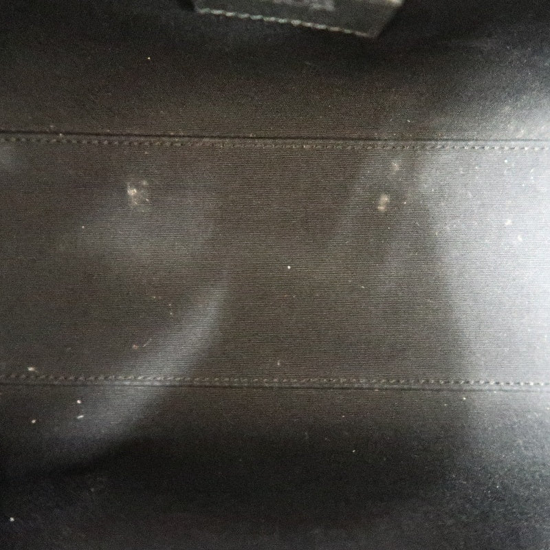 DIOR Oblique Canvas Pouch Navy Silver-Tone Hardware