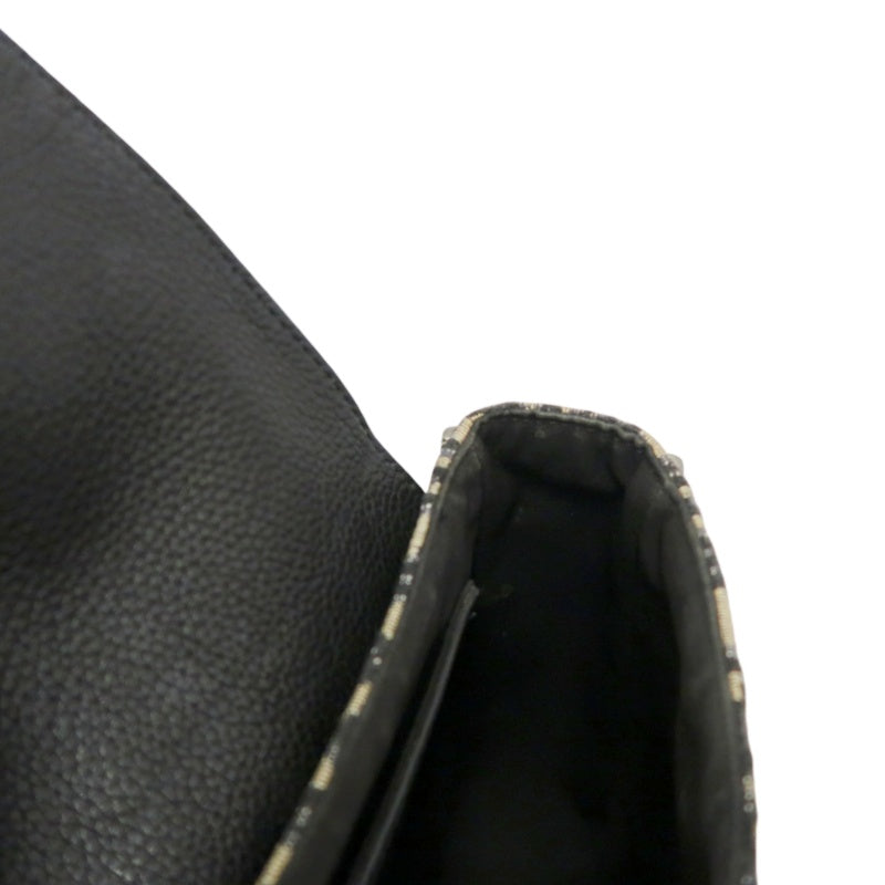 DIOR Oblique Canvas Shoulder Bag Navy