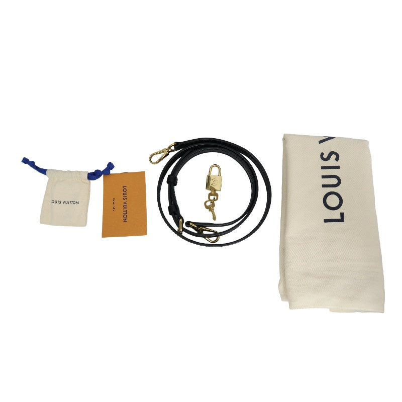 LOUIS VUITTON Cannes Reverse Handbag Brown PVC Gold-Tone Hardware with Shoulder Strap
