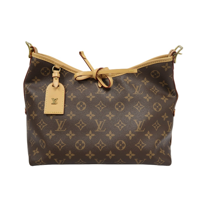LOUIS VUITTON CarryAll Monogram PVC Shoulder Bag Brown