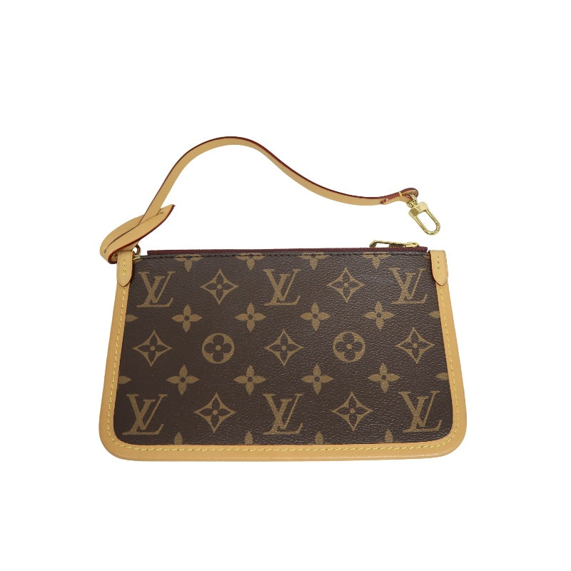 LOUIS VUITTON CarryAll Monogram PVC Shoulder Bag Brown