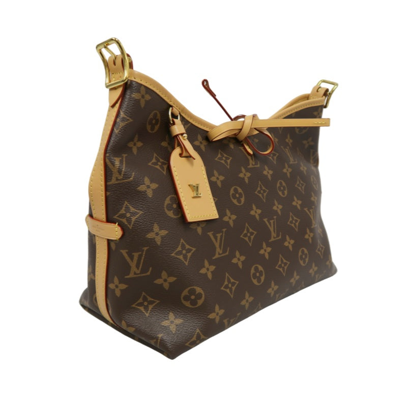 LOUIS VUITTON CarryAll Monogram PVC Shoulder Bag Brown