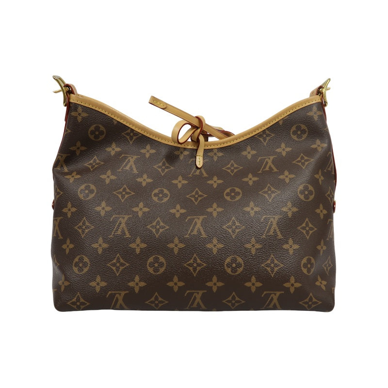 LOUIS VUITTON CarryAll Monogram PVC Shoulder Bag Brown