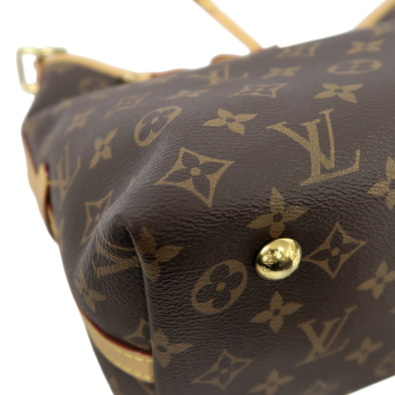 LOUIS VUITTON CarryAll Monogram PVC Shoulder Bag Brown