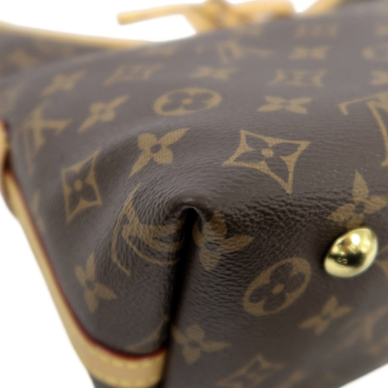 LOUIS VUITTON CarryAll Monogram PVC Shoulder Bag Brown