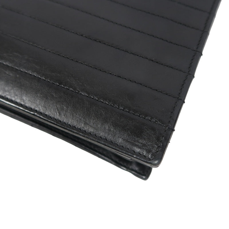 YVES SAINT LAURENT  Shoulder Bag Black Calfskin Gold-Tone Hardware