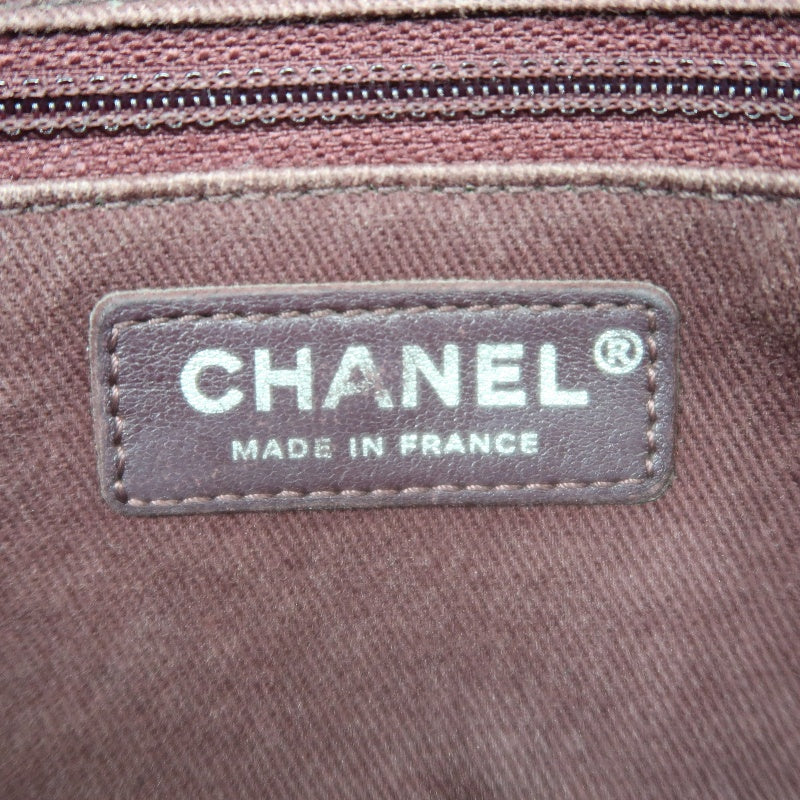 CHANEL Matelassé Shoulder Bag Black Lambskin Silver-Tone Hardware