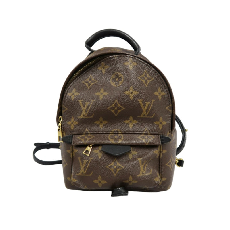 LOUIS VUITTON Palm Springs Monogram PVC Backpack Brown