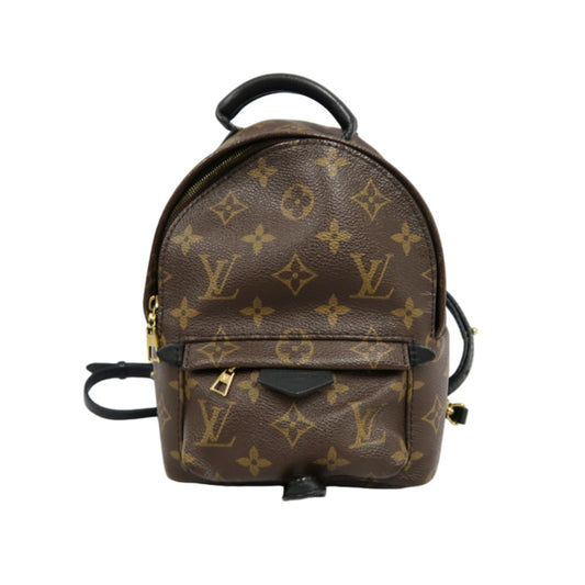 LOUIS VUITTON Palm Springs Monogram PVC Backpack Brown