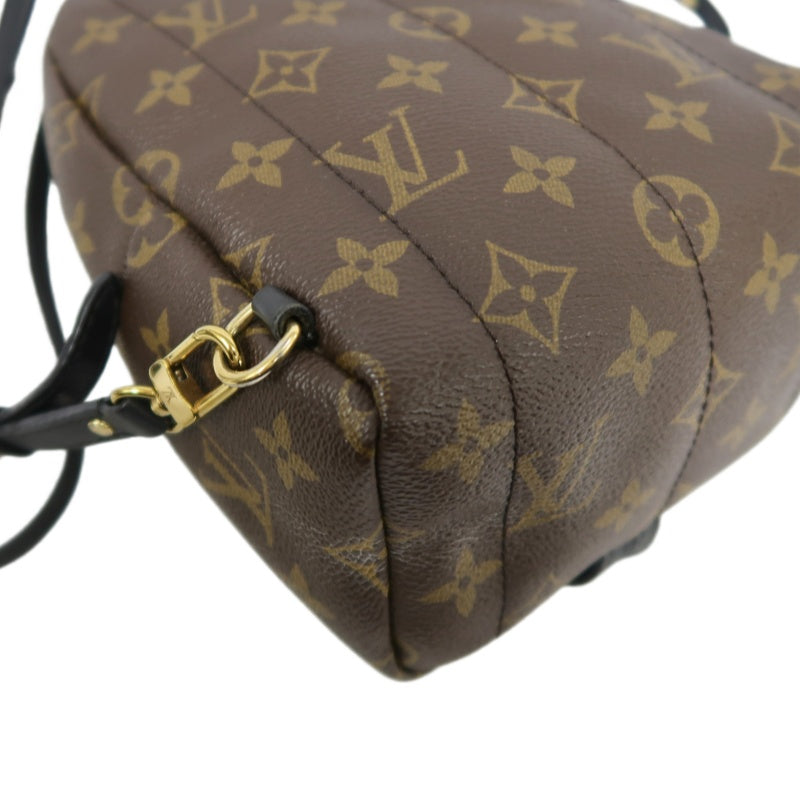 LOUIS VUITTON Palm Springs Monogram PVC Backpack Brown