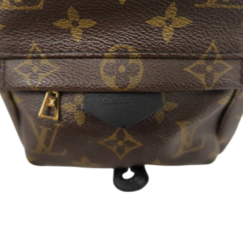 LOUIS VUITTON Palm Springs Monogram PVC Backpack Brown