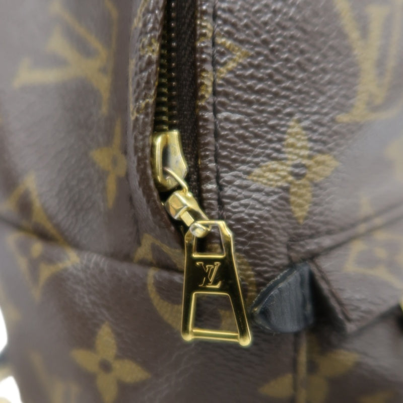 LOUIS VUITTON Palm Springs Monogram PVC Backpack Brown
