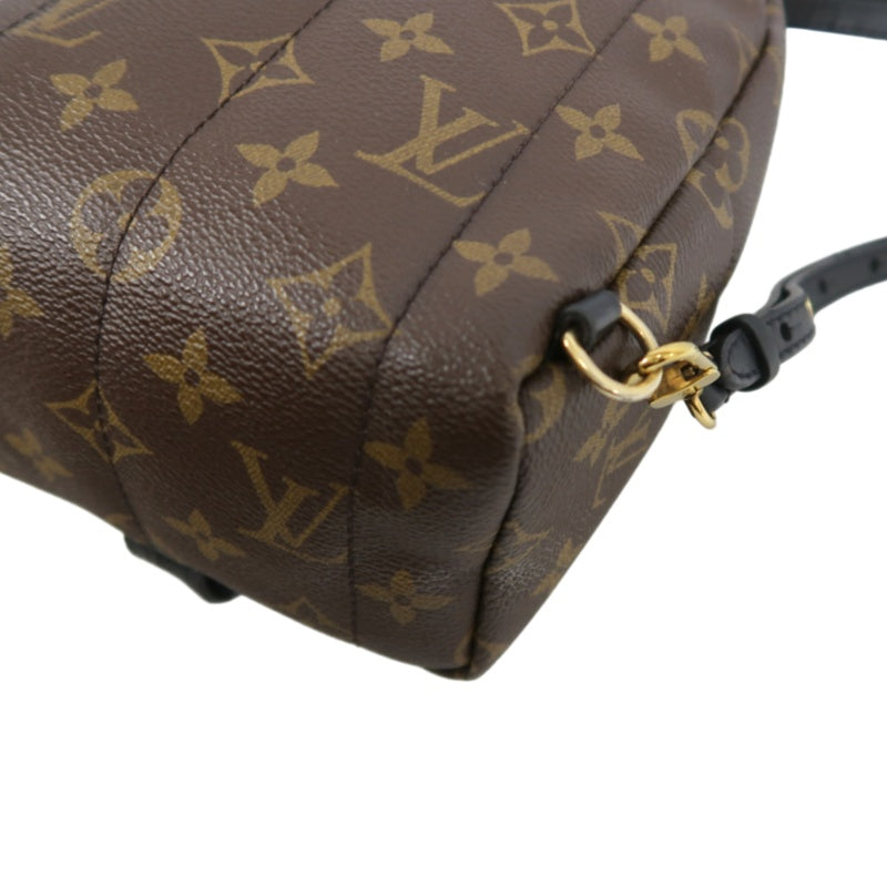 LOUIS VUITTON Palm Springs Monogram PVC Backpack Brown