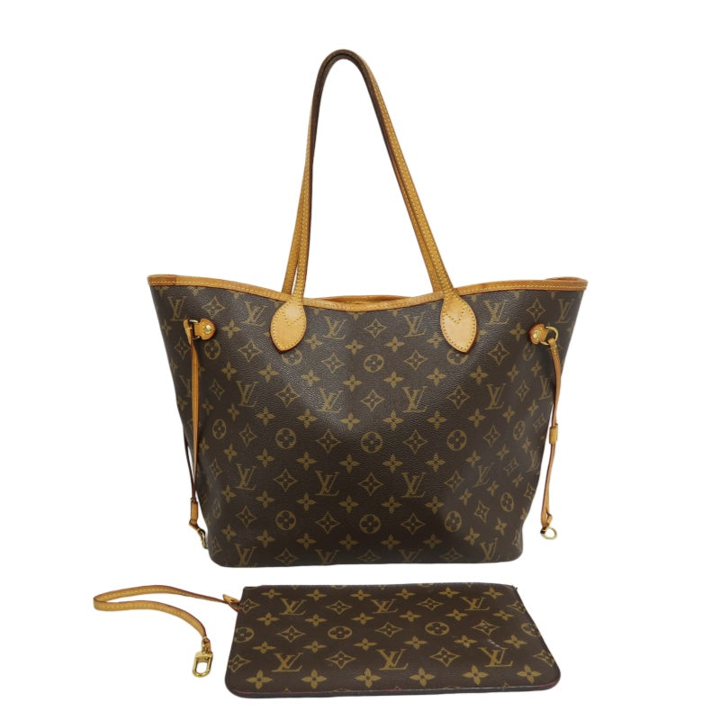 LOUIS VUITTON Neverfull Monogram PVC Tote Bag Brown