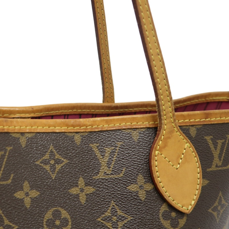 LOUIS VUITTON Neverfull Monogram PVC Tote Bag Brown