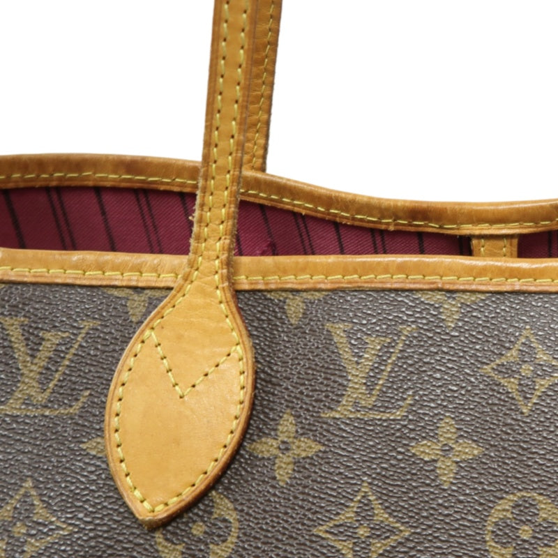 LOUIS VUITTON Neverfull Monogram PVC Tote Bag Brown