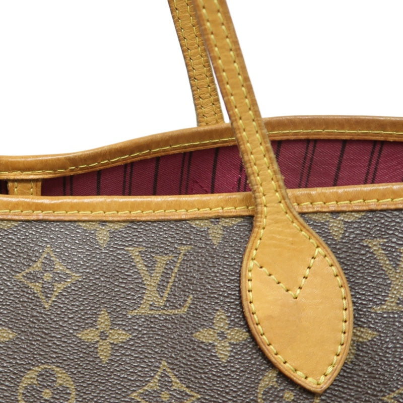 LOUIS VUITTON Neverfull Monogram PVC Tote Bag Brown