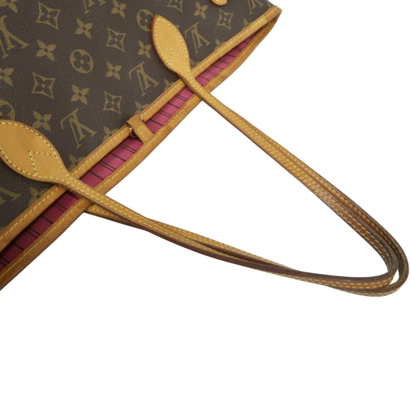 LOUIS VUITTON Neverfull Monogram PVC Tote Bag Brown