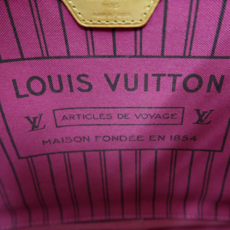 LOUIS VUITTON Neverfull Monogram PVC Tote Bag Brown